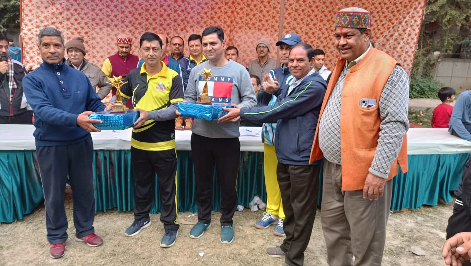 बैडमिंटन पुरस्कार वितरण समारोह