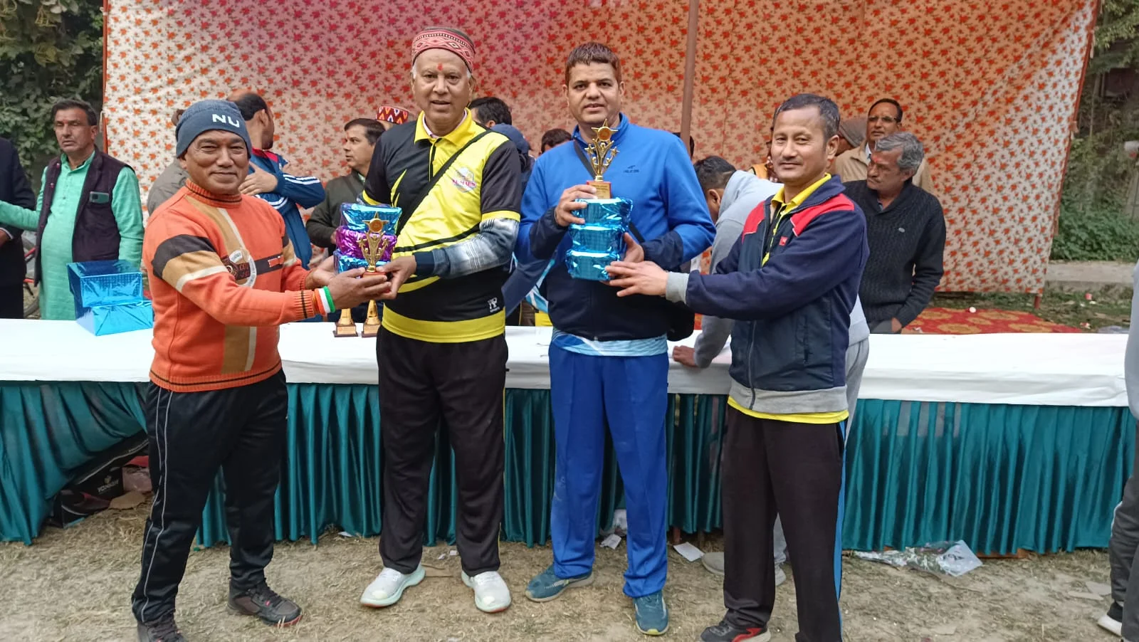 बैडमिंटन विजेता सम्मान